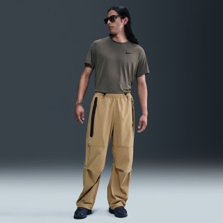 Nike Tech geweven oversized herenbroek - Bruin