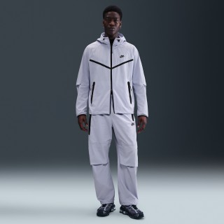 Nike Tech geweven oversized herenbroek - Grijs