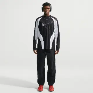 Nike Tech Helios Dri-FIT herenbroek met open zoom - Zwart