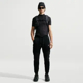 Nike Tech joggingbroek van fleece voor heren - Zwart