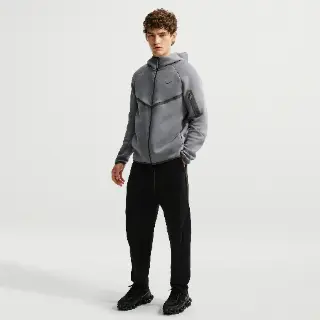 Nike Tech ruimvallende fleece broek voor heren - Zwart