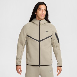Nike Tech Windrunner herenjack van fleece met rits over de hele lengte - Groen
