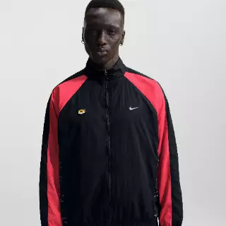 Nike Tuned geweven trainingstop voor heren - Zwart