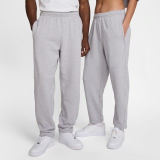 Nike Wool Classics fleecebroek met open zoom - Grijs