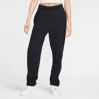 Nike Wool Classics fleecebroek met open zoom - Zwart