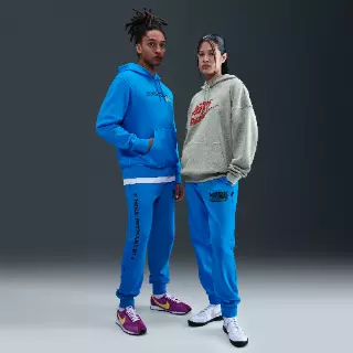 Nike x Stranger Things fleecebroek voor heren - Blauw