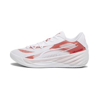 PUMA All-Pro NITRO Team basketbalschoenen, Rood/Wit