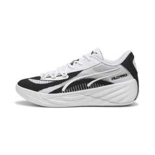 PUMA All-Pro NITRO Team basketbalschoenen, Zwart/Wit