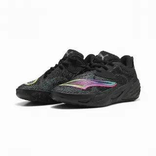 PUMA All-Pro NITROâ¢ 2 Core basketbalschoenen, Blauw/Groen/Rood