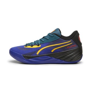 PUMA All-Pro NITROâ¢ Crowd Craze basketbalschoenen, Groen/Zwart