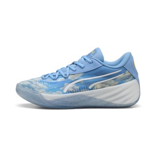 PUMA All-Pro NITROâ¢ Dennis SchrÃ¶der uniseks basketbalschoenen, Blauw/Wit