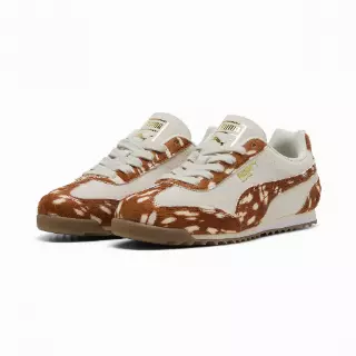 PUMA Arizona Doelette sneakers voor Dames, Wit/Goud