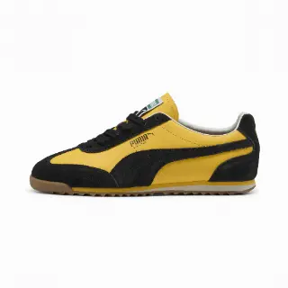 PUMA Arizona Retro sneakers unisex, Zwart/Geel