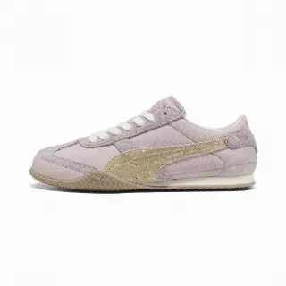 PUMA Bella Brushed luxe sneakers voor Dames, Roze/Bruin