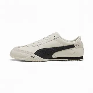 PUMA Bella leren sneakers voor Dames, Zwart/Wit
