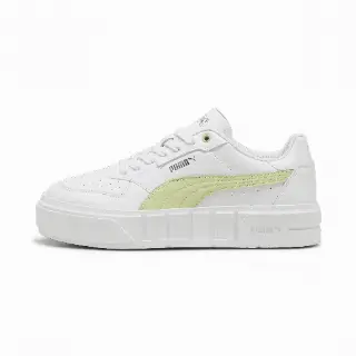 PUMA Cali Court leren damessneakers, Wit