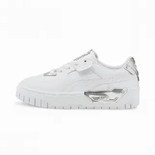 PUMA Cali Dream Metal sportschoenen voor Dames, Wit/Zilver