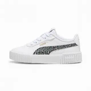 PUMA Carina 2.0 Animal Update sneakers voor Dames, Grijs/Wit/Goud