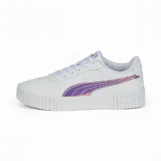 PUMA Carina 2.0 Holo sneakers voor Dames, Wit/Zilver