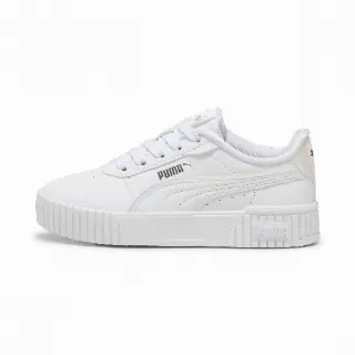 PUMA Carina 2.0 Holo sneakers voor Dames, Wit/Zilver