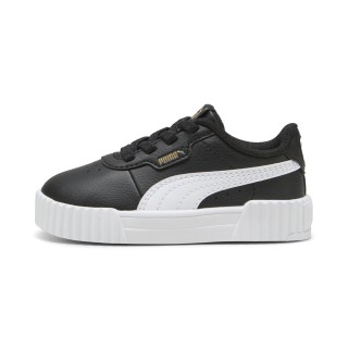 PUMA Carina 3.0 Holo sneakers voor Dames, Zwart/Wit/Goud