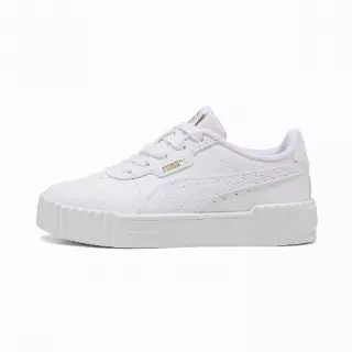 PUMA Carina 3.0 sneakers voor Dames, Wit/Goud