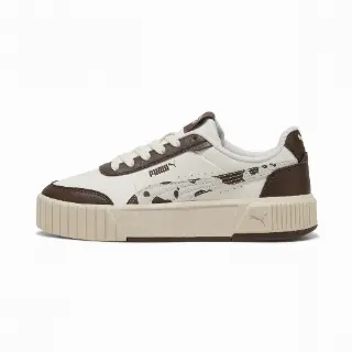 PUMA Carina Mia Wild sneakers voor Dames, Wit/Bruin