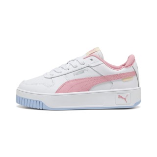 PUMA Carina Street sneakers voor Dames, Roze/Wit/Zilver
