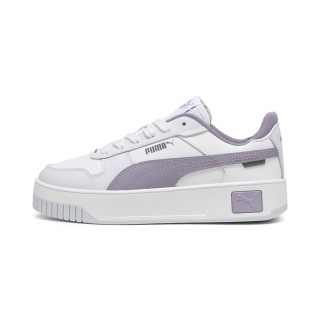 PUMA Carina Street sneakers voor Dames, Wit/Zilver