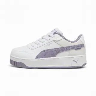 PUMA Carina Street sneakers voor Dames, Wit/Zilver