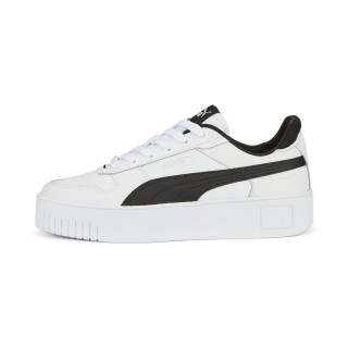 PUMA Carina Street sneakers voor Dames, Zwart/Wit/Zilver