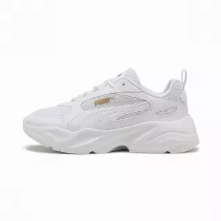 PUMA Cassia 2.0 sneakers voor Dames, Wit/Goud