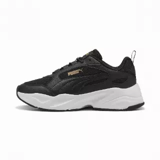 PUMA Cassia 2.0 sneakers voor Dames, Zwart/Wit/Goud