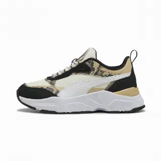 PUMA Cassia Snake Chic sneakers voor Dames, Zwart/Grijs