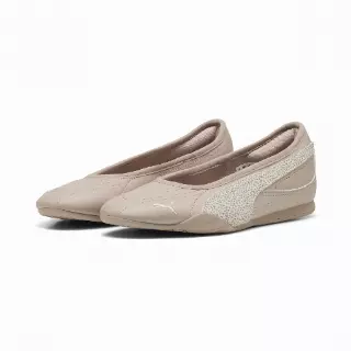 PUMA Catch Soleil Topcat ballerinasneakers voor Dames, Roze/Goud