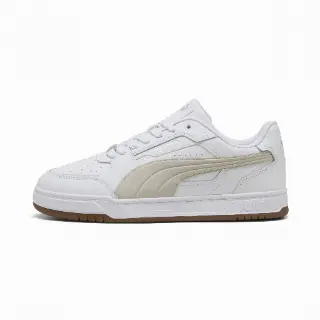 PUMA Caven III Plus-sneakers uniseks, Wit/Zilver