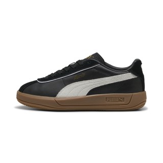 PUMA Club Klassika sneakers voor Dames, Zwart/Wit/Goud