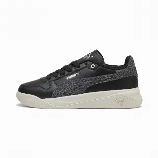 PUMA Court Bae Feline sneakers voor Dames, Zwart/Zilver