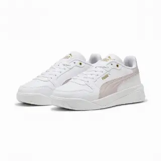 PUMA Court Bae sneakers voor Dames, Roze/Wit/Goud