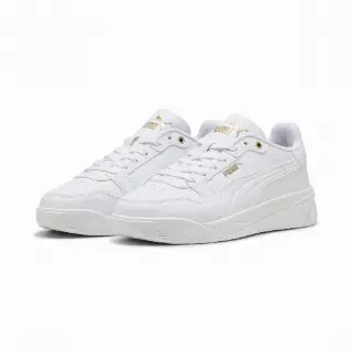 PUMA Court Bae sneakers voor Dames, Wit/Goud