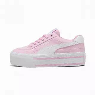 PUMA Court Classic Vulc sneakers voor Dames, Roze/Wit
