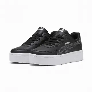 PUMA Court Lally Skye Feline sneakers voor Dames, Zwart/Wit
