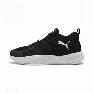 PUMA Court Pro 3 uniseks middelhoge basketbalschoenen, Zwart/Wit
