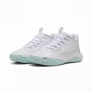 PUMA Dagger 2 middelhoge basketbalschoenen, Grijs/Wit/Zilver