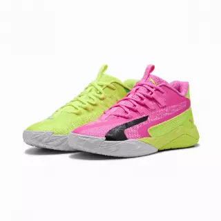 PUMA Dagger 2 middelhoge uniseks basketbalschoenen, Groen/Zwart