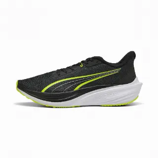 PUMA Darter Pro hardloopschoenen, Zwart/Geel/Wit
