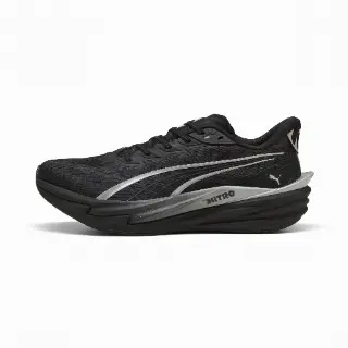 PUMA Deviate NITRO™ 4 Brightstride hardloopschoenen voor Heren, Zwart/Zilver