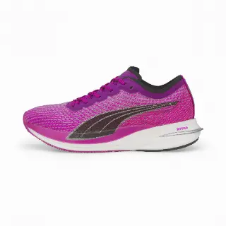 PUMA Deviate Nitro hardloopschoenen dames, Roze/Zwart/Zilver