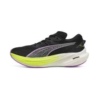 PUMA Deviate NITROâ¢ 3 hardloopschoenen voor Dames, Zwart/Geel