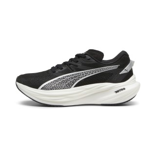 PUMA Deviate NITROâ¢ 3 hardloopschoenen voor Dames, Zwart/Wit/Zilver